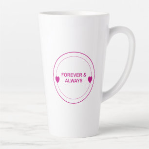 Voor altijd & Altijd – Timeless Love Typography De Latte Mok