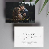 Voor altijd bedankt Gold Foil Weddenschap Hartelij Folie Uitnodiging