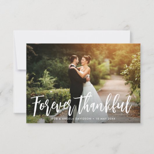 Voor altijd bedankt rustige manuscriptbruiloft dan (Voorkant)