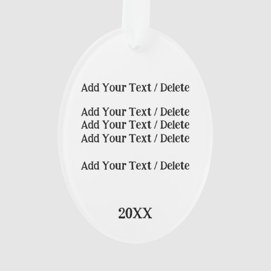 Voor altijd cool ornament (achterkant)