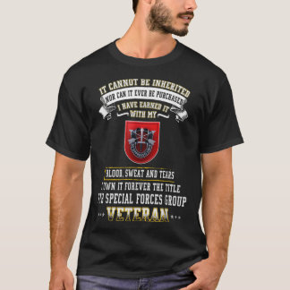 Voor altijd de titel 7e Veteraan van de Groep spec T-shirt