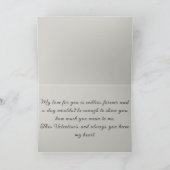 Voor altijd & een dag feestdagen kaart (Binnen)