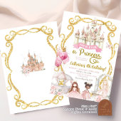 Voor altijd een prinses verjaardag kaart