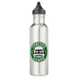Voor altijd gamer, persoonlijke naam afdrukken waterfles 