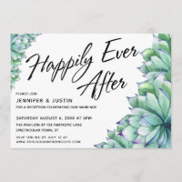 Voor altijd gelukkig met aquarel succulenten