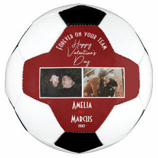 Voor altijd in je team Valentijnsdag 2 foto's Voetbal