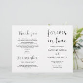 Voor altijd in liefde, Modern Wedding Foldable Pro (Staand voorkant)
