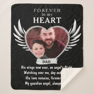 Voor altijd in ons hart Angel Memorial Keepsake So Sherpa Deken