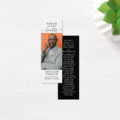 Voor altijd in ons hart begrafenis Bladwijzer Mini Visitekaartjes (Bureau)