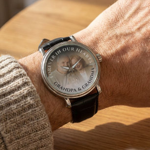 Voor altijd in ons hart   Foto Memorial Horloge