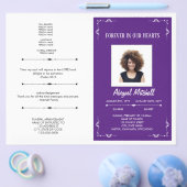 Voor altijd in ons hart Memorial Programme | FP001 Flyer (Enkel)