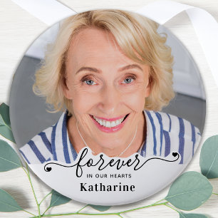 Voor altijd in ons hart: sympathie voor het Memori Ronde Button 7,6 Cm