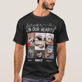 Voor Altijd In Onze Hartjes Fret Herdenkingsfoto's T-shirt