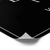 Voor altijd in onze herinnering - Donker Poster (Hoek)