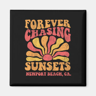 Voor altijd jacht op zonsondergangen Newport Beach Magneet