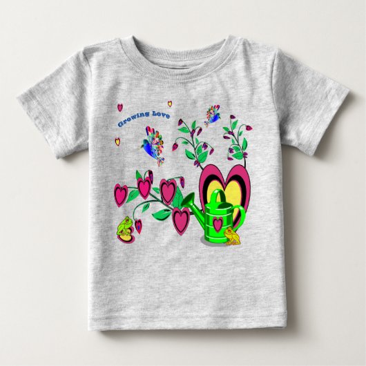  'Voor altijd' Liefde - Baby T-shirt (Voorkant)