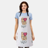 voor altijd liefde samen citaat schort (Gedragen)