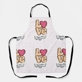 voor altijd liefde samen citaat schort