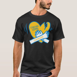 Voor altijd loyale Los Angeles Chargers T-shirt
