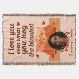 'Voor altijd mijn Valentijn' Worpdeken Deken