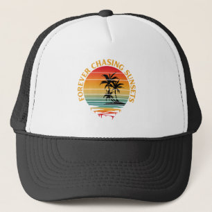 VOOR ALTIJD NA JACHTENDE ZONSONDERGANGEN TRUCKER PET
