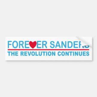 Voor altijd Sanders, de Revolutie Gaat Door Bumpersticker