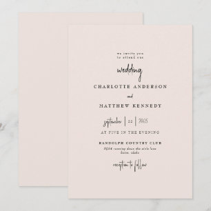 Voor altijd trouwe blushing Bride No Parents Wedde Kaart