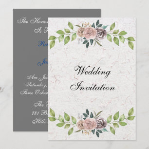 Voor altijd - twee harten - één uitnodigende liefd kaart