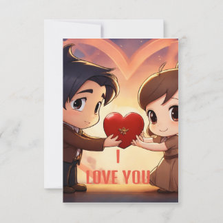 "Voor altijd van jou" Bedankkaart