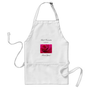 Voor altijd van jou! Trouwservice schort Roze Roos