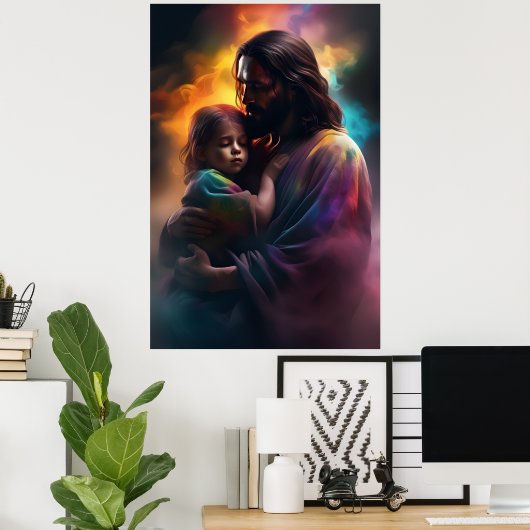 Voor altijd vastgehouden in Zijn liefde Poster (Thuiskantoor)