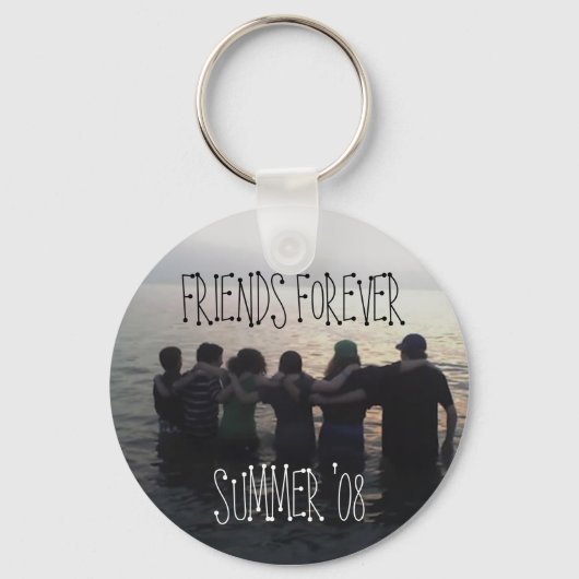 voor altijd, VRIENDEN FOREVER, S... - Gepersonalis Sleutelhanger (Voorkant)