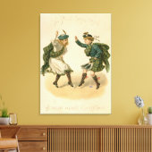 Voor Auld Lang Syne - een vrolijk kerstfeest Canvas Afdruk (Insitu (Woonkamer))