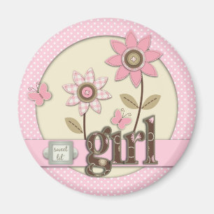 Voor Baby Girl Magnet 2 Magneet