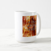 Voor Bacon Lovers Overal. Koffiemok (Voorkant rechts)