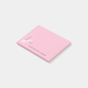 Voor balletdocenten Roze dans-schoenen op maat Post-it® Notes