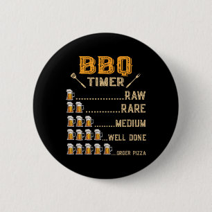 Voor barbecuegrill- en vleesgrillfans en BBQ SA Ronde Button 5,7 Cm