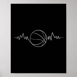 Voor Basketball Hartslag Streetball Basketball Pla Poster