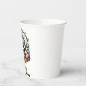 Voor Beach Seafood parel oester gebraden 30e verja Papieren Bekers (Links)