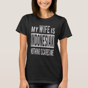 Voor Beste Echtgenoot Van Indonesisch Vrouw Indone T-shirt