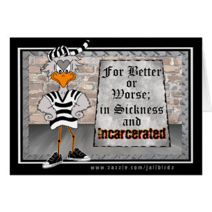 Voor beter of erger... Jailbird card
