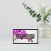 Voor bloemdeskundigen professionele bloemisten orc visitekaartje (Staand voorkant)