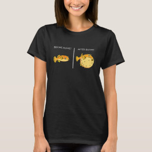 Voor Buffet Na Buffet Kogelvis Fugu T-shirt