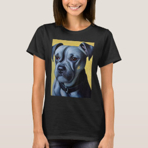 Voor Cute Dog Puppie Fan in Dog Art Style_5 T-shirt