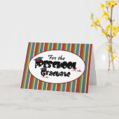 Voor de Afstuderen Preschool Gefeliciteerd Kaart (Gele Bloem)