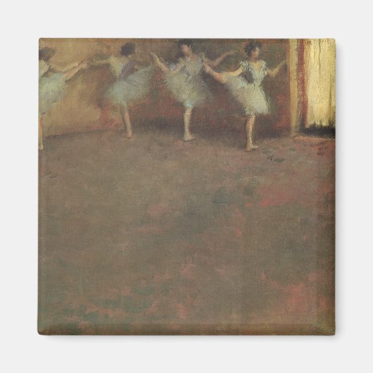 Voor de ballet van Edgar Degas,  kunst Magneet (Voorkant)