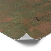 Voor de ballet van Edgar Degas,  kunst Poster (Hoek)