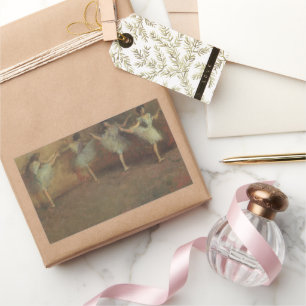 Voor de ballet van Edgar Degas, kunst Rechthoekige Sticker