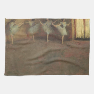 Voor de ballet van Edgar Degas,  kunst Theedoek