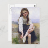 Voor de Bath van William Bougereau Briefkaart (Voorkant / Achterkant)